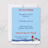 Invitation Papillon Christmas Mail Blk Wht (Dos)