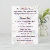 Invitation Papillon coloré de Quinceanera (Debout devant)