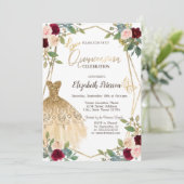 Invitation Papillon de la robe de Parties scintillant Rose de (Debout devant)
