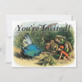 Invitation Papillon Elf Art Cute Elves Papillons (Devant)