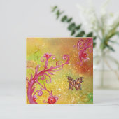 Invitation PAPILLON EN PAILLETTE 2 , Élégante fête de mariage (Debout devant)