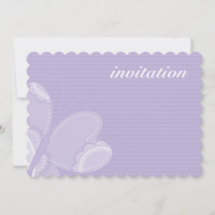 Invitation Papillon flutterby d'INVITATION de PARTIE