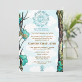 Invitation Papillon Ganesh Chaturthi Puja (Debout devant)