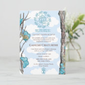 Invitation Papillon Ganesh Chaturthi Puja (Debout devant)