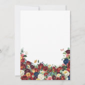 Invitation Papillon Jardin Gown Jaune Quinceanera Florale (Dos)