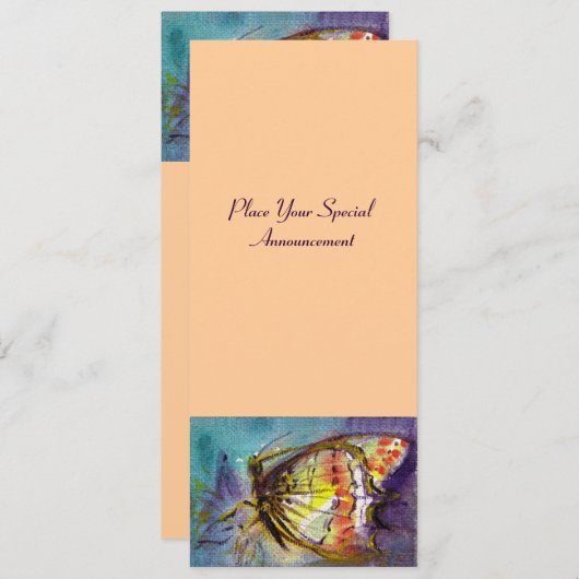 INVITATION PAPILLON MAGIQUE (Devant / Derrière)