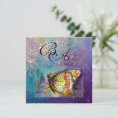 INVITATION PAPILLON MAGIQUE (Debout devant)