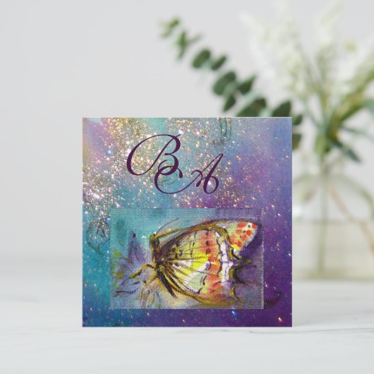 INVITATION PAPILLON MAGIQUE (Debout devant)