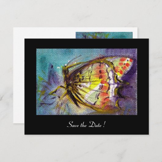 INVITATION PAPILLON MAGIQUE (Devant / Derrière)