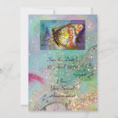 INVITATION PAPILLON MAGIQUE (Dos)