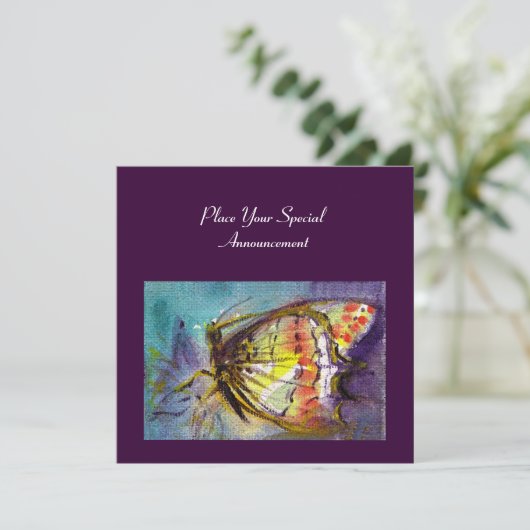 INVITATION PAPILLON MAGIQUE (Debout devant)