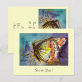 INVITATION PAPILLON MAGIQUE (Devant / Derrière)