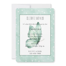 Papillon Menthe Points Blancs Anniversaire