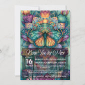 Invitation Papillon Monarque | Conception d'amant d'animaux c (Devant)