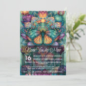 Invitation Papillon Monarque | Conception d'amant d'animaux c (Debout devant)