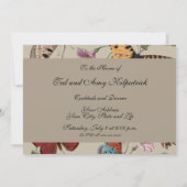 Invitation Papillon Moth Nature Collection Dessin (Dos)