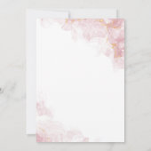 Invitation Papillon Premier anniversaire fille 1ère invitatio (Dos)