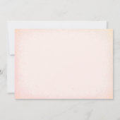 Invitation Papillon rose fête d'anniversaire Floral Girl (Dos)