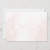 Invitation Papillon rose floral fille 1er anniversaire Photo (Dos)