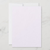 Invitation Papillon rose violet Lilac luxe anniversaire (Dos)