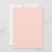 Invitation Papillon simple douce fille Baby shower (Dos)