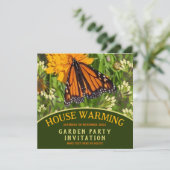 Invitation Papillon sur Flower Garden House Party (Debout devant)