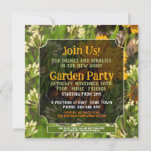 Invitation Papillon sur Flower Garden House Party (Dos)