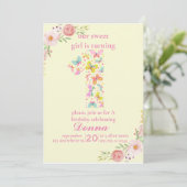 Invitation Papillon Violet Notre Petit Papillon (Debout devant)