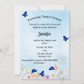 Invitation Papillonnant vers l'éternité (Devant)