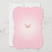 Invitation Papillons, Arc-en-ciel et Fleurs (Dos)