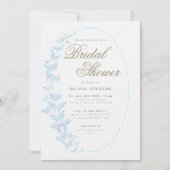 Invitation Papillons blancs Boho Frame Elégante Fête des mari (Devant)