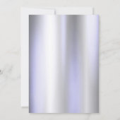 Invitation Papillons colorés Violet Metallday (Dos)