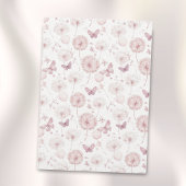 Invitation Papillons de bois et coeur Fée Premier anniversair