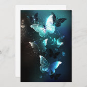 Invitation Papillons de nuit (Devant / Derrière)