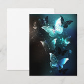 Invitation Papillons de nuit (Devant / Derrière)