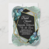 Invitation Papillons du Paradis/Tropical Turquoise Splash (Devant)