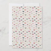 Invitation Papillons Elégant Quinceañera 15e anniversaire (Dos)