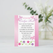 Invitation Papillons et Roses (Debout devant)