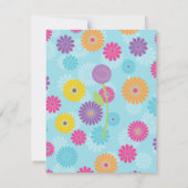 Invitation Papillons et Roses (Dos)