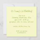 Invitation Papillons et tripes (Dos)