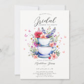 Invitation Papillons Fleur sauvage Garden Fête des mariées de (Devant)