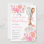 Invitation Papillons floraux jetés douche nuptiale (Devant)