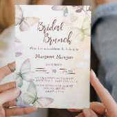 Invitation Papillons I Floral Bridal Brunch