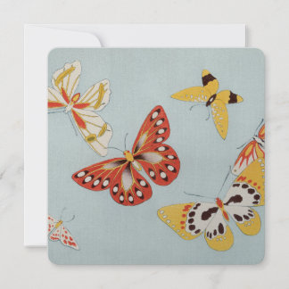 Invitation Papillons japonais vintages Imprimer