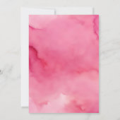 Invitation Papillons roses Les pluies d'avril apportent des f (Dos)