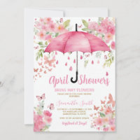 Papillons roses Les pluies d'avril apportent des f