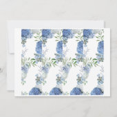 Invitation Papillons Roses roses Signets funéraires (Dos)