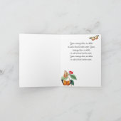 Invitation Papillons Vintage, Votre Texte & Message (Intérieur)