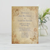 Invitation Papillons vintages (Debout devant)