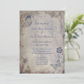 Invitation Papillons vintages (Debout devant)